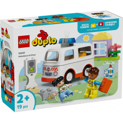 Klocki LEGO 10447 Karetka z kierowcą DUPLO